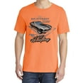 thumbnail image 2 of Wild Bobby, Classic Ford Mustang Mach 1 A Little Horseplay, Cars and Trucks, Garment-Dyed Washed Look Short Sleeve Tees, Neon Orange, Medium, 2 of 3