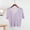 #0022-Purple, variant on TaTaai Fall Short Sleeve Cardigan Women V Neck Solid Knit Button Sun Protection Lightweight Top for Summer