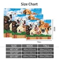 thumbnail image 2 of Kainsy Dog Throw Blanket Flannel Fleece Dog Blanket Dog Lovers Gifts for Men Women Kids Super Soft Dog Blanket for Couch Bed Puppy Themed Gifts Dog Lover Blanket inches(60"x80"), 2 of 7