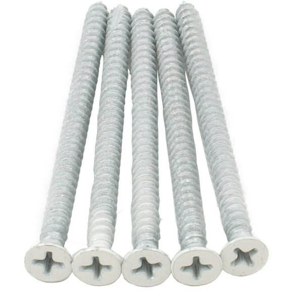 Door Hinge Screws, #9 x 2-3/4", 100-Pack, White by Stone Harbor Hardware