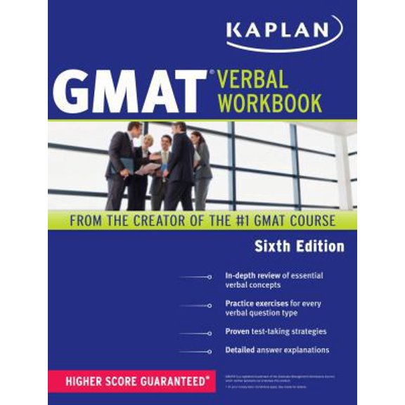 Pre-Owned Kaplan GMAT Verbal Workbook (Paperback) 1419550438 9781419550430