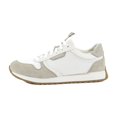 thumbnail image 2 of Vionic Monarch Women's Fashion Sneakers White Microfiber/Cobblestone Suede, 2 of 8