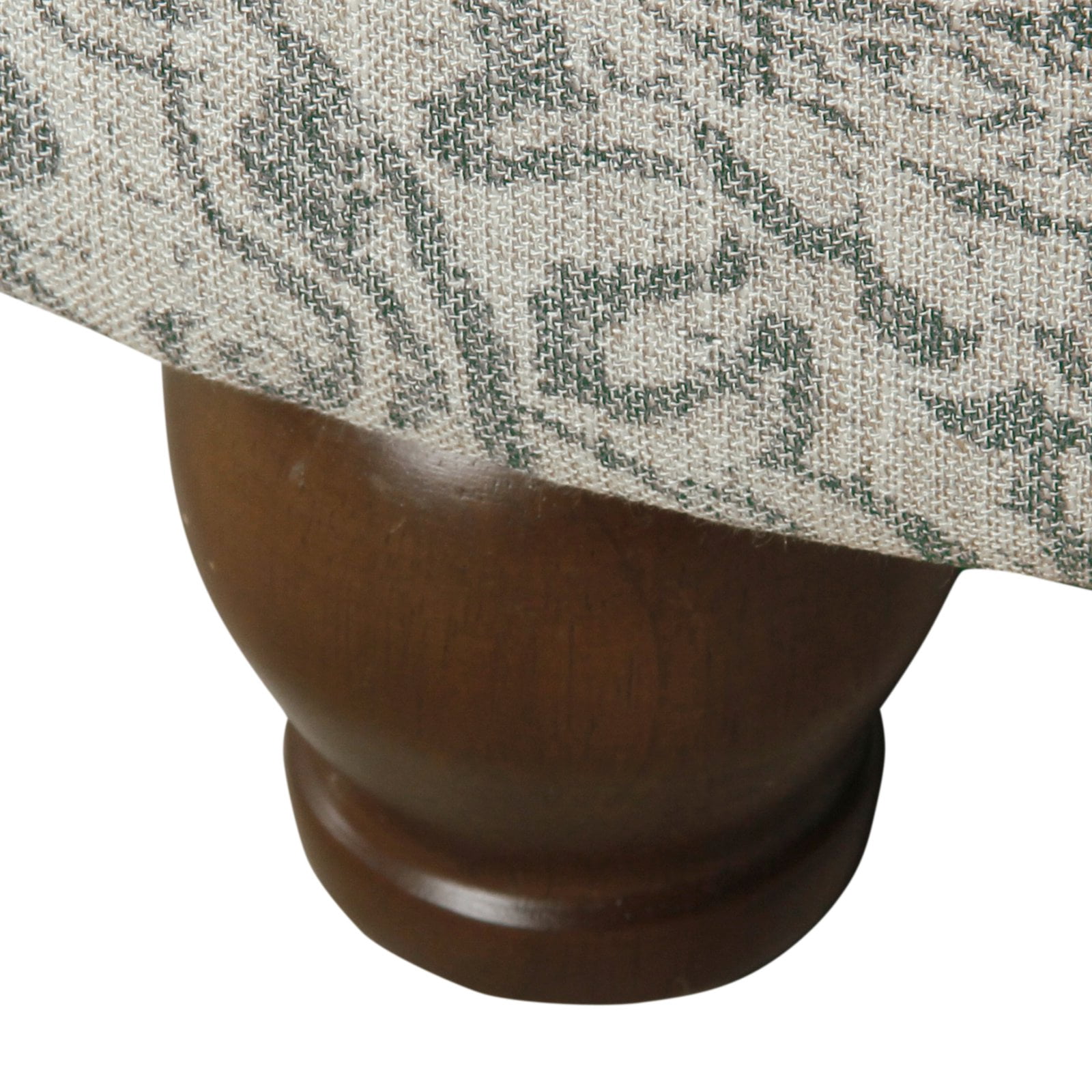 HomePop Storage Ottoman, Gray Floral