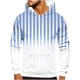 thumbnail image 1 of Sudadera con capucha para hombre, estilo casual, a la moda, con cuello redondo, bolsillos y estampado degradado, sudadera de manga larga con capucha, blusa de poliéster para hombre, 1 of 5
