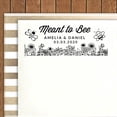 thumbnail image 2 of Printtoo Personalized Blue Self Inking Meant To Bee Stamp Custom Wedding Favor Rubber Stamper -58 x 22 mm, 2 of 6