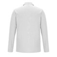 thumbnail image 3 of Brglopf Mens Polo Shirts Casual Long Sleeve Trendy Half Zipper V Neck Golf Tshirts Ribbed Knit Slim Fitted Solid Athletic Tops, 3 of 4
