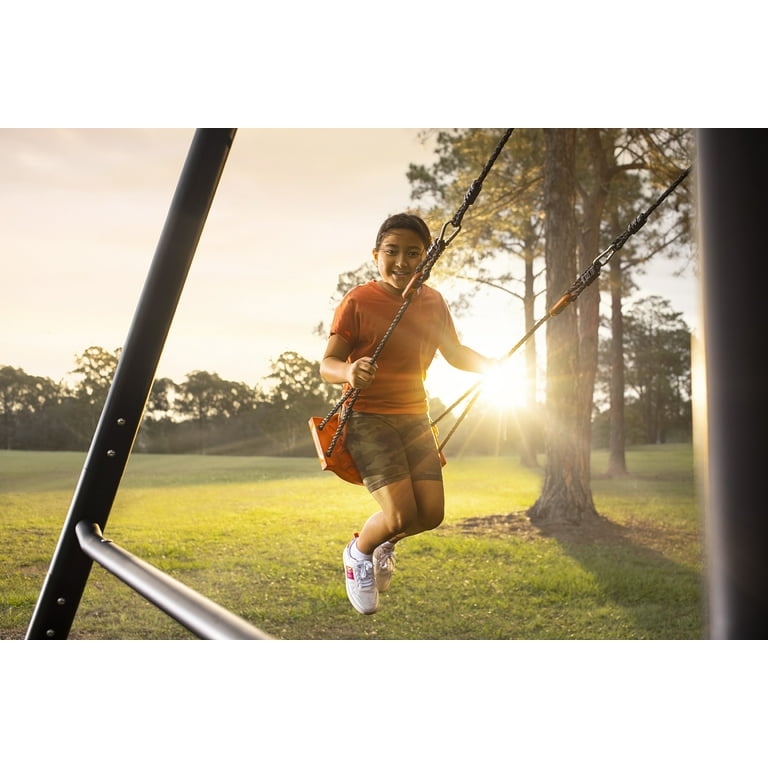 VULY 360 Pro Max Large 3 Bay Swing Set - Backyard Metal