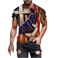 thumbnail image 1 of Camisetas Casuales Impresas de Manga Corta en el Patrón de Rayas, Camisetas Ligeras de Algodón a Rayas para Hombres, 1 of 5