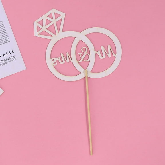 GOOHOCHY  Cupcake Toppers Wedding Decoration Card Insert Engagement