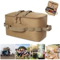 thumbnail image 4 of Camping Gas Tank Storage Bag Outdoor Ground Nail Cookware Holder (Khaki), 4 of 7