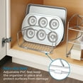 Mesh Plastic Riser Classico Kitchen Cookware Organizer for Cutting Boards and Cookie ...
