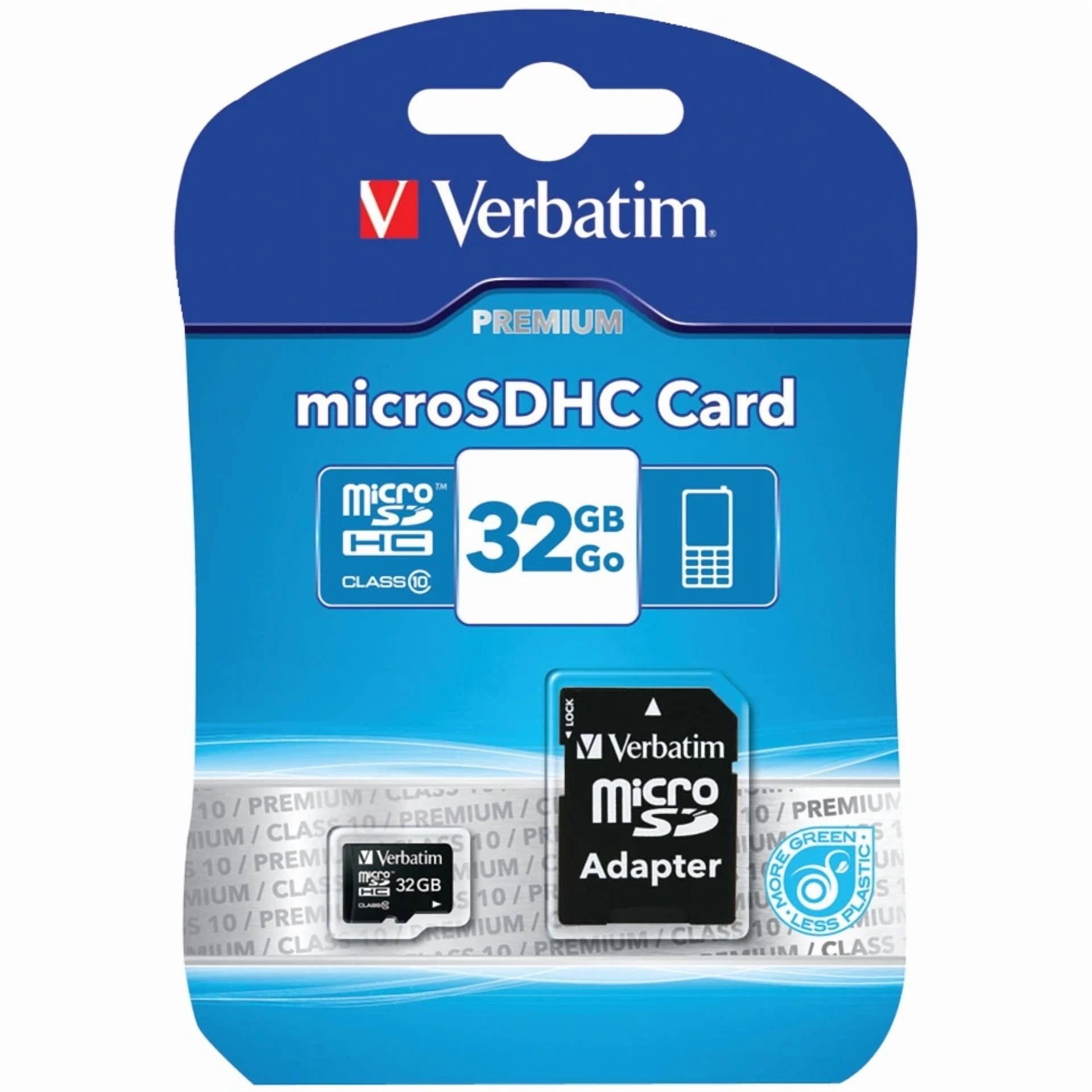 CRESTIN- Verbatim 44083 Microsdhc Card With Adapter (32Gb; Class 10)