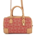 thumbnail image 1 of Pre-Owned Loewe Anagram Amazona 23 Canvas and Calfskin Leather Handbag (A039N07X03)..., 1 of 15