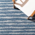 thumbnail image 4 of SAFAVIEH Courtyard Lilly Striped Indoor/Outdoor Area Rug, Navy/Grey, 8' x 10', 4 of 8