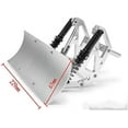 thumbnail image 3 of High Quality Metal Alloy Silver 1/10 RC Crawler Truck Car RC Model Car Snowplow Enhance Authenticity, 3 of 8