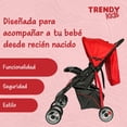 thumbnail image 3 of Carriola con Portabebe Trendy Kids  Maxy Rojo, 3 of 5