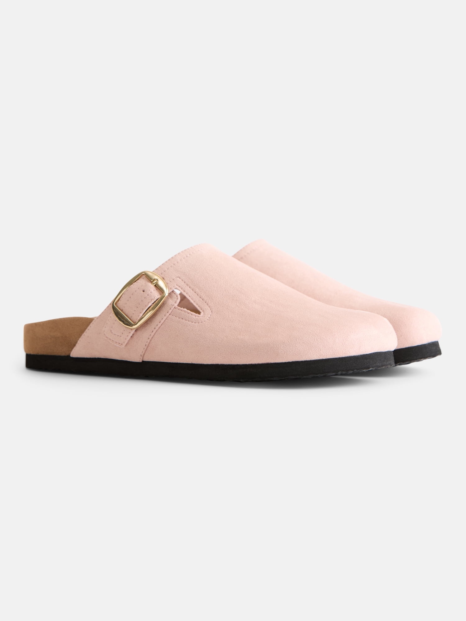 Time and Tru Women's Buckle Clogs