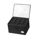 thumbnail image 3 of Organizador de zapatos plegable con 16 compartimentos y asas reforzadas. Negro, 3 of 9
