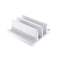 thumbnail image 1 of Soporte vertical para laptop EAXBUX 4 en 1 ajustable de plástico ABS blanco, 1 of 8