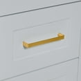 thumbnail image 3 of Ariel Taylor 72 In. Double Oval Sink Bathroom Vanity With Carrara White Quartz Countertop 1.5 Edge In Grey, 3 of 11