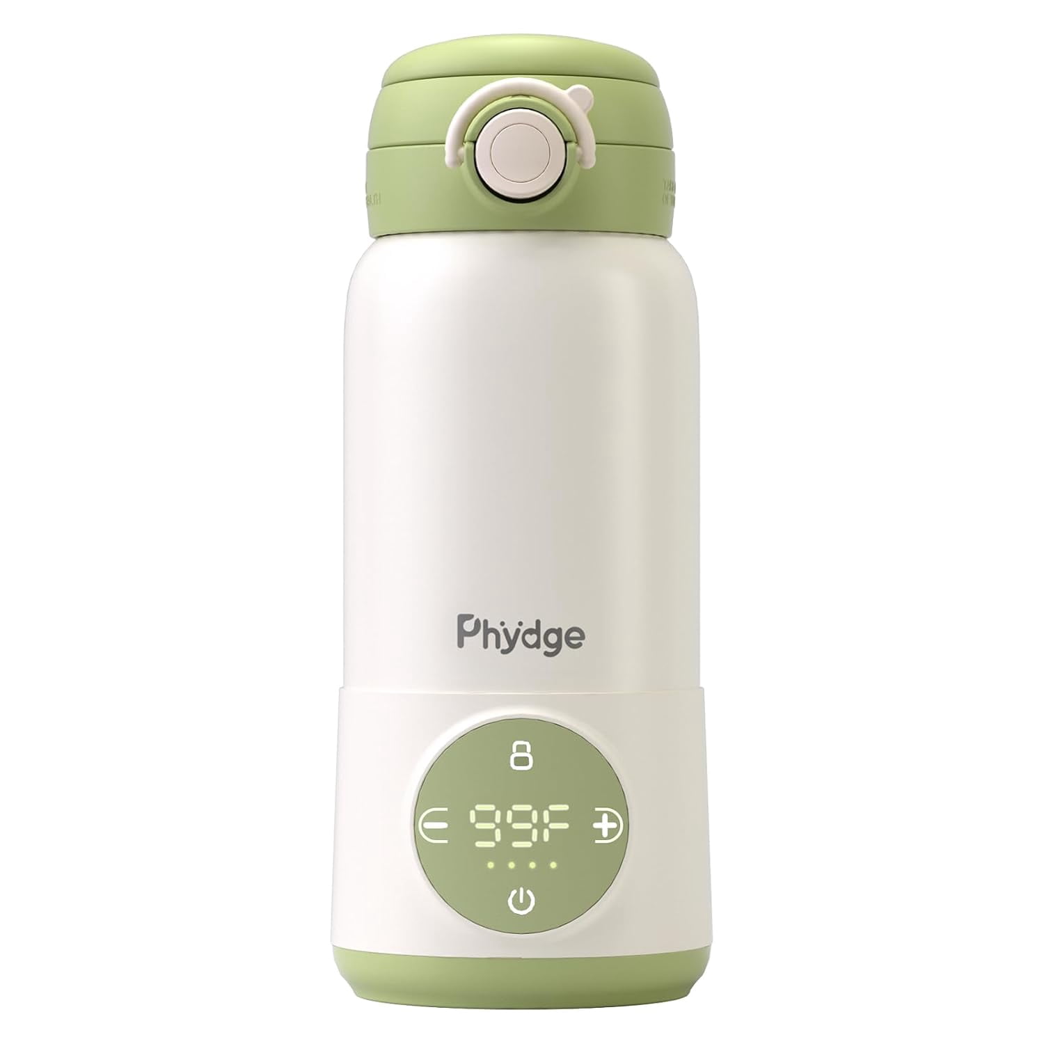 Portable Baby Bottle Warmer for Travel, 15oz Milk & Formula Warmer with Precise Temperature Control, Even Heating & Long Battery Life