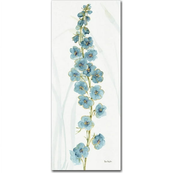 Trademark Fine Art Lisa Audit Rainbow Seeds Flowers VI Canvas Wall Art - 10x24