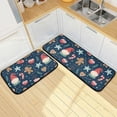 thumbnail image 7 of Coolnut 2 Piece Gnomes Gingerbread Candies andation Anti-Fatigue Kitchen Rug, Waterproof Non-Slip Kitchen Mats and Comfort Elastic Cotton interlayer Rug for Kitchen, Office, Sink, La Home Decor, 7 of 7