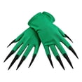 thumbnail image 2 of Gothic Halloween Claw Gloves Witch Vampire Long Fingernail Short Stretch Mittens for Masquerade Stage Performance Horror Role Play Cosplay Costume Accessories, 2 of 6