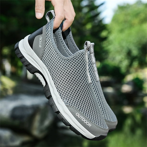 One hundred years Care Reactor AnuirheiH Mens Sneaker Mesh Shoes Breathable Sports Men's Shoes Cover Feet  Lazy Shoes Sale Clearance - Walmart.com