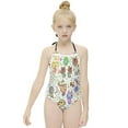 thumbnail image 3 of Animal Crossing Girls One Piece Swimsuits Quick Dry Bathing Suit Swimwear Swimming Suit 12-14Y(170cm), 3 of 8