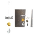thumbnail image 5 of Dragonfly Garden Ornament Rosa Zulema atrapadores de sol, 5 of 5