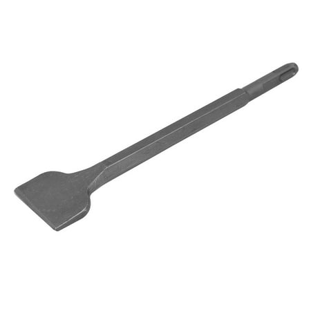 - 50mm Width 250mm Length Chrome Steel Square SDS Plus Shank Flat Hammer Chisel