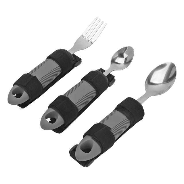 Utensilios adaptables, 3 piezas de utensilios adaptables para personas mayores Utensilios adaptables Vajilla adaptable Características de vanguardia