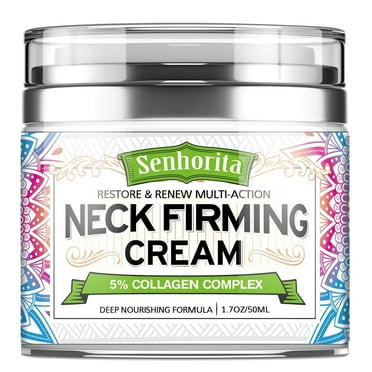 Neck Firming Cream, Anti Aging Wrinkle Firming Moisturizer for Double Chin Reducer & Décolleté Neck, 1.7 fl oz