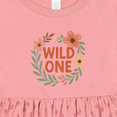 thumbnail image 4 of Inktastic Wild One Floral First Birthday Girls Baby Dress, 4 of 5