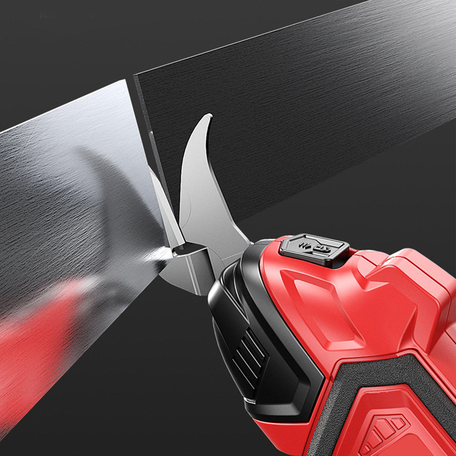 Yajisi Cordless Electric Fabric Scissors, 2 Tungsten Blades, 3‑Hour Battery, LED Light, Ergonomic Grip, Ideal for Leather, Fabric, Carpet