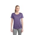 thumbnail image 1 of Sport-Tek T-Shirt Col Rond pour Femmes, Violet Chiné, TTG, 1 of 1