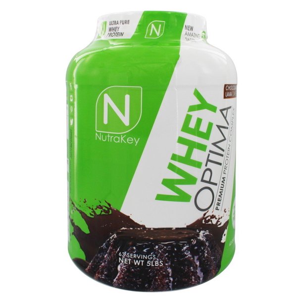 NutraKey Whey Optima Premium Protein Complex Chocolate Lava Cake 5