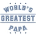 thumbnail image 3 of CafePress - World's Greatest Papa Light T Shirt - Men's Classic Graphic T-Shirt, 3 of 4