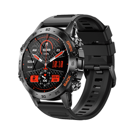 Smart Watches for Men with Bluetooth Calls 1.39”HD Outdoor Fitness Trackers Watch with Heart Rate Sleep Monitor Music Player 100+ Sports Modes Step Counter Watch for iPhone Huawei Xiaomi