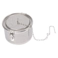thumbnail image 2 of Seasonings Tea Filter Basket, Seasoning Strainer Tea Infuser Basket Stainless Steel 304, 3 Inch, Multipurpose Use, with One Key Locking, for Home and Restaurant Kitchen Use, 2 of 7