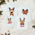 thumbnail image 5 of mgoYE Mom Christmas Family Matching Pajamas Mama Xmas Mother Short Sleeve T-Shirt(White,XL), 5 of 9