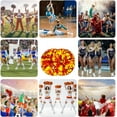 thumbnail image 6 of 24 PCS pom poms Cheerleading,13.8inch Sports Team Spirits Cheering Squad Dance Training with Handle, 6 of 6