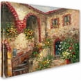 thumbnail image 2 of Trademark Fine Art "Tuscany Courtyard" Canvas Art by Rio, 2 of 3