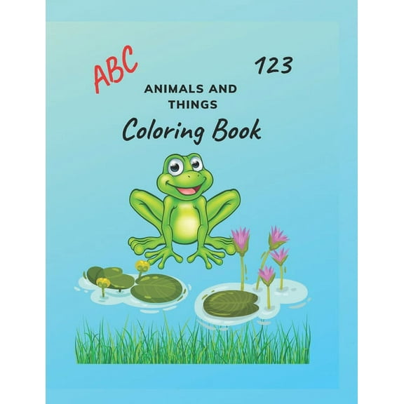 Learning ABC's and 123's: Picture Book (Paperback)