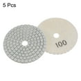 thumbnail image 3 of Uxcell 5 Packs 3" Grits 100 Diamond Polishing Pads Wet/Dry for Stone Concrete Marble Quartz, 3 of 6