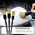 thumbnail image 3 of 3 Detail Brush Set Multi Purpose Different Size Detail Cleaner Brushes for Air Conditioner Lug Nut Wheel Interior Exterior Zulema Cepillo para detalles de automóviles, 3 of 8