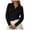Black, variant on vigerkar Womens Cable Knit Sweaters Long Sleeve V Neck Sweater Tops Casual Pullover Polo Shirts Fashion Outfits (White, S)