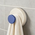thumbnail image 4 of EGNMCR Bacs de Rangement, Contenants de Rangement Ronds avec Ventouse Crochet Mural Poignée Suspendue Polyvalente pour Salle de Bain Cuisine Chambre et Rangement à la Maison sur Surfaces Carrelées en Verre et en Bois Fini Poignée en Plastique, 4 of 7