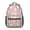 Cat and Yarn, variant on Multicolor Cat Head Pink Pattern Backpack for School, Cute School Bag with Adjustable Shoulder Straps and Padded Back, 15.3"x11"x6.7"